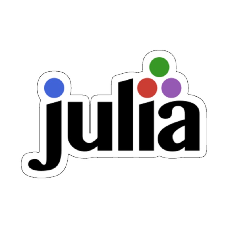 استیکر مدل Official Julia Language logo