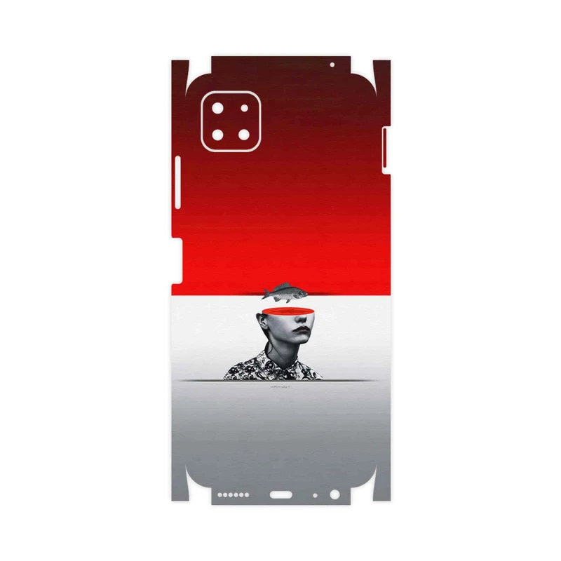 برچسب پوششی ماهوت مدل Collage of surreal Portrait of Women 1-FullSkin مناسب برای گوشی موبایل سامسونگ Galaxy A22 5G