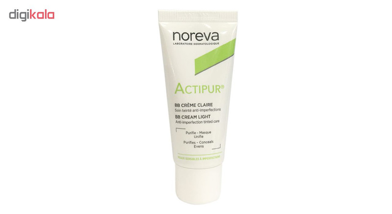 کرم ضد جوش نوروا سری Actipur مدل Light Tinted BB حجم 30 میلی لیتر