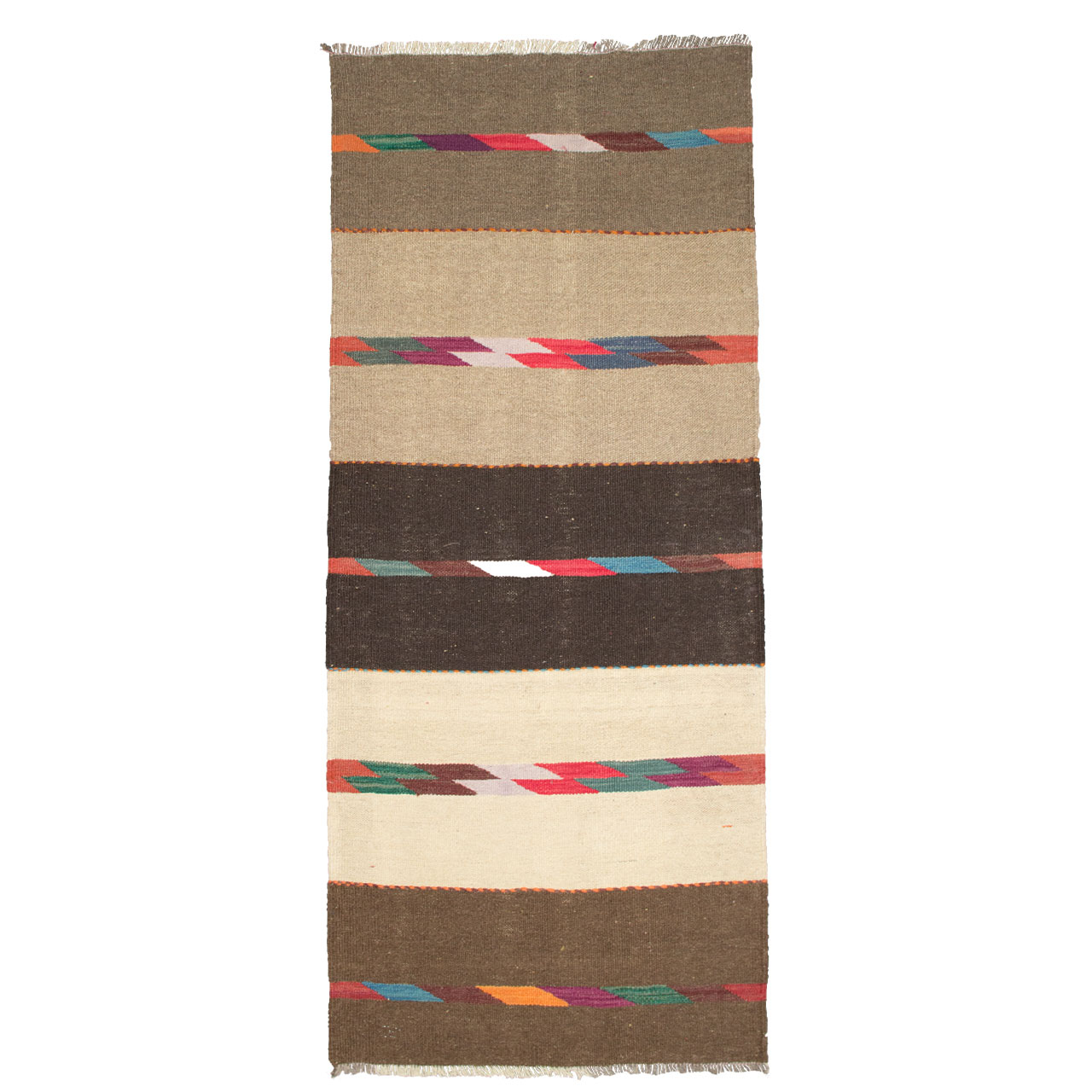 گلیم دستباف یک و نیم متری کد 36219