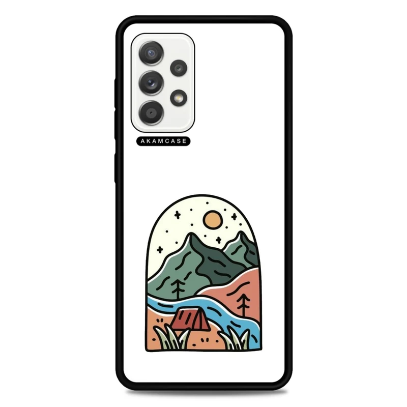 کاور آکام مدل AMC-WSGA52-MOUNTAINS-19 مناسب برای گوشی موبایل سامسونگ Galaxy A52