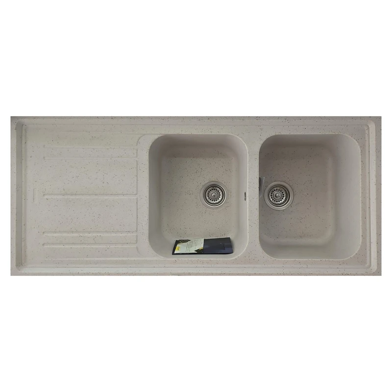 سینک ظرفشویی گرانیت توکار دو لگنه مدل SG3029