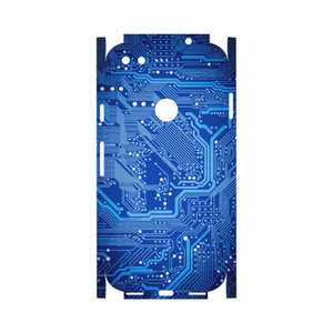 MAHOOT Blue Printed Circuit Board-FullSkin Cover Sticker for Google Pixel