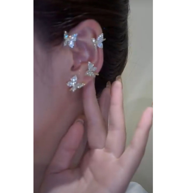 گوشواره زنانه مدل پروانه کد Ecns5L