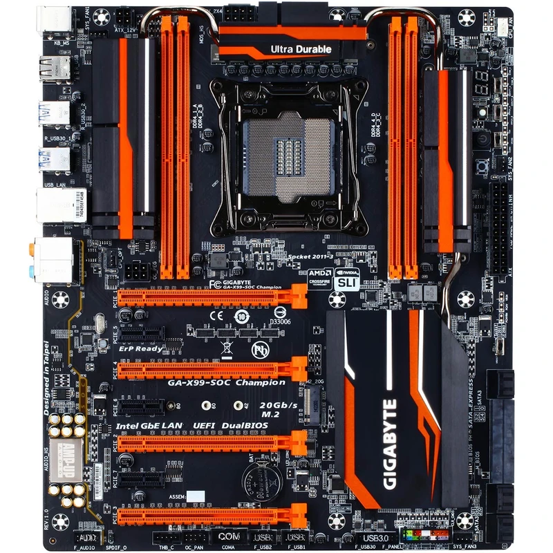 مادربرد گیگابایت مدل GA-X99-SOC Champion