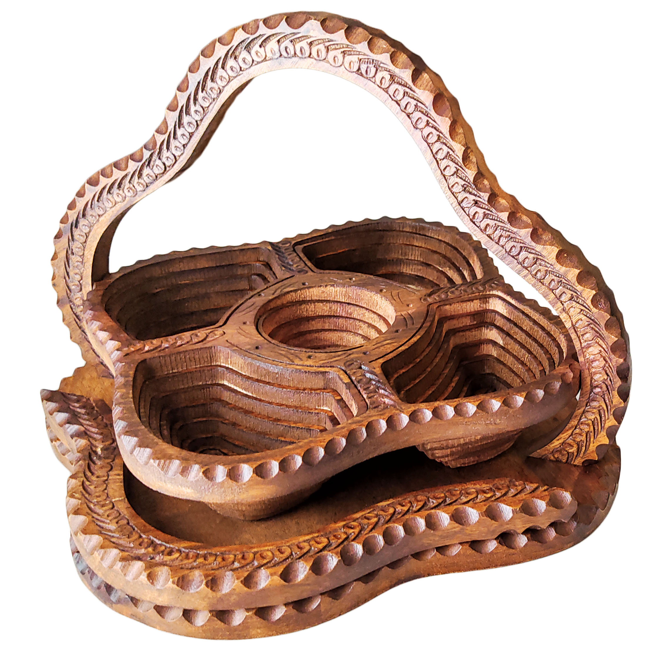 شکلات خوری چوبی مدل تاشو