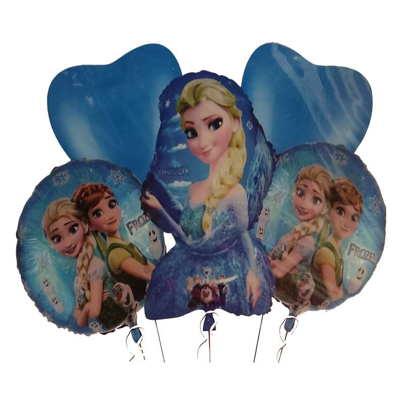 بادکنک فویلی تم السا مجموعه 5 عددی