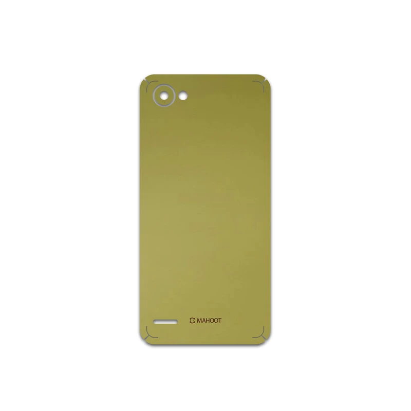 برچسب پوششی ماهوت مدل Matte-Gold مناسب برای گوشی موبایل ال جی Q6
