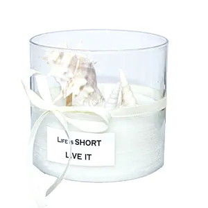 شمع دست ساز مدل صدفی دریایی