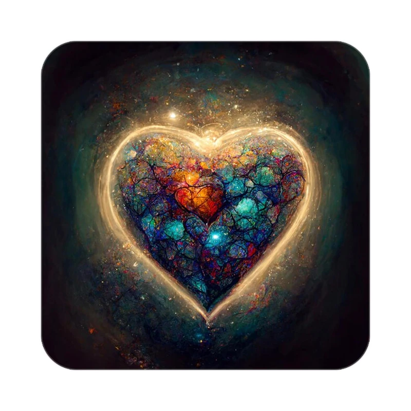 زیر لیوانی کاکتی مدل عاشقانه کد mp12110