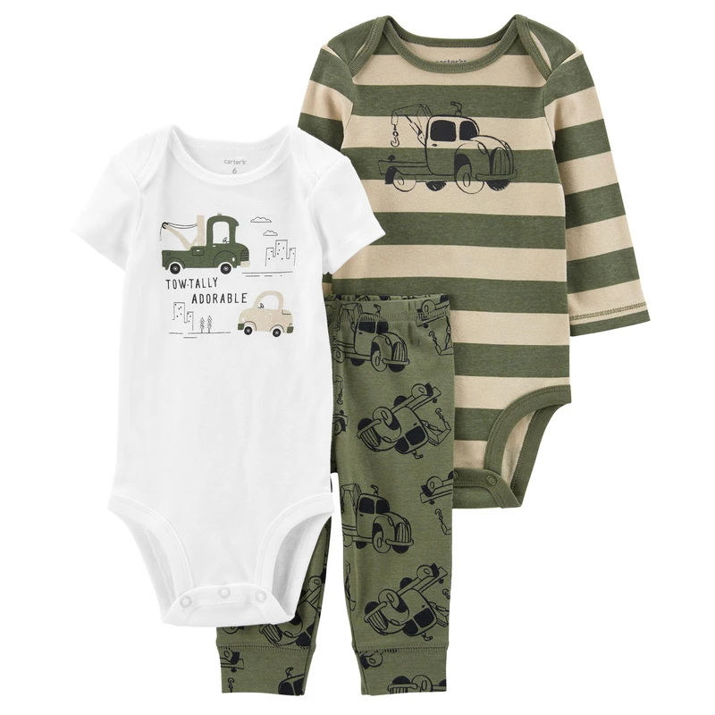 ست 3 تکه لباس نوزادی کارترز مدل 2097