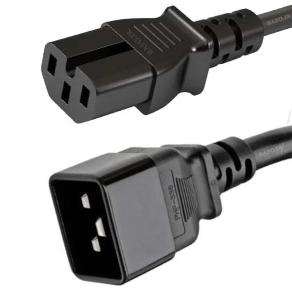 کابل برق بک تو بک بافو مدل C20-C15 طول 1 متر