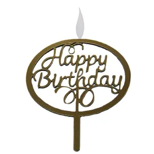 شمع تولد طرح happy birthday مدل مولتی