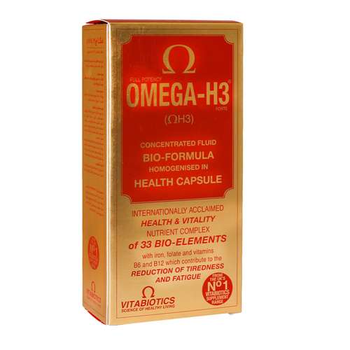 کپسول امگا H3 ویتابیوتیکس بسته 30 عددی