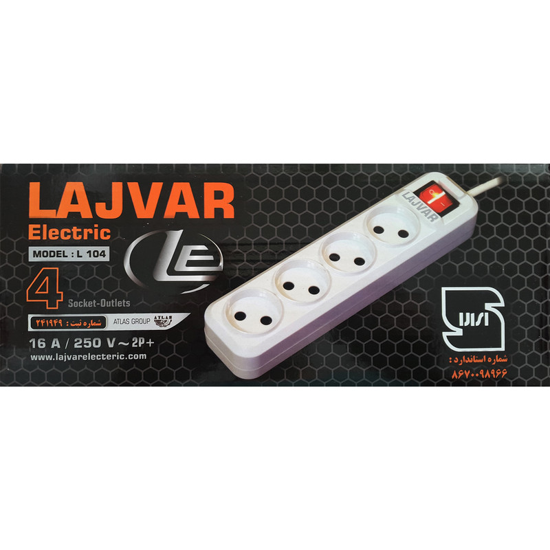 چندراهی برق لجور الکتریک مدل L 104 - 1.8 M چندراهی برق لجور الکتریک مدل L 104 - 1.8 M