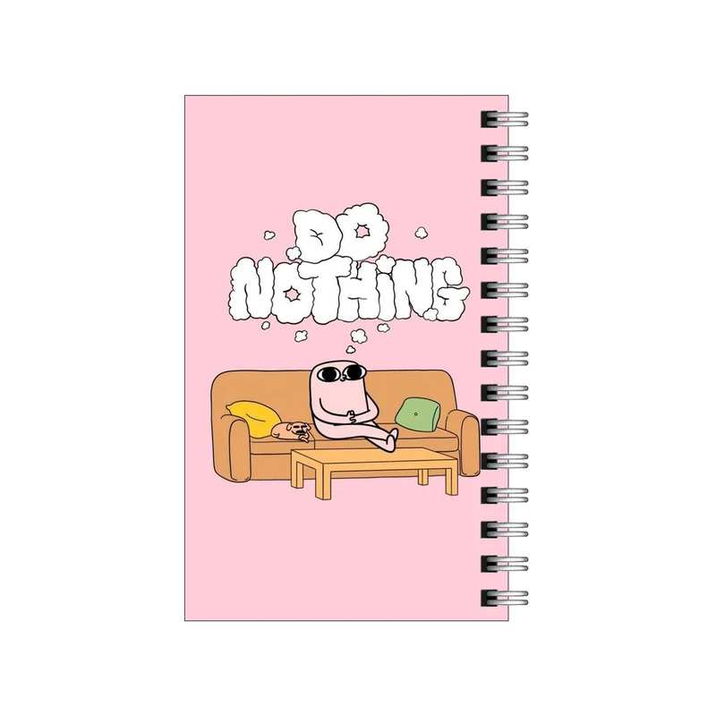 دفترچه یادداشت مدل to do list طرح هیج کاری نکن کد 3284583