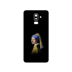 MAHOOT Girl with a Pearl Earring of Vermeer Cover Sticker for Samsung Galaxy J8