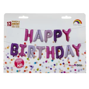 بادکنک فویلی مدل Happy Birth Day346