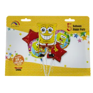 بادکنک فویلی مدل Sponge Bob