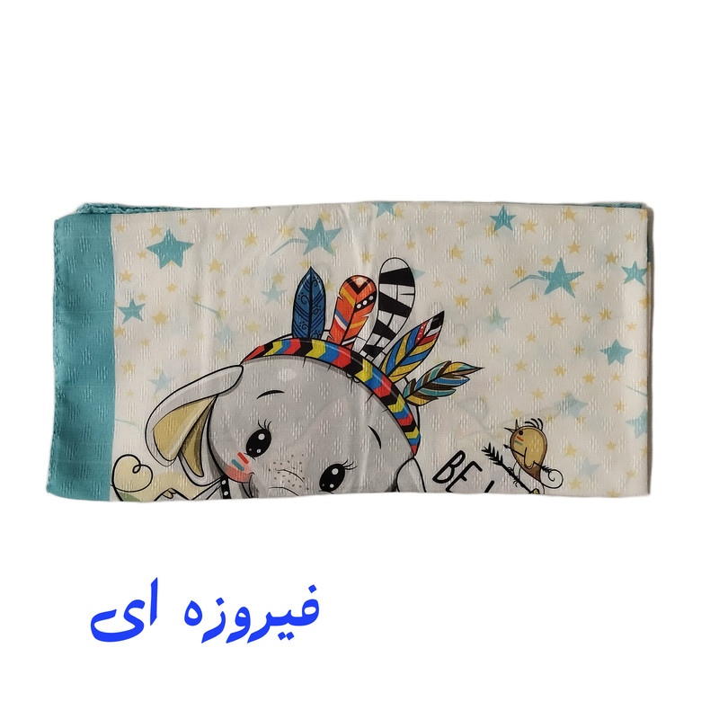روسری دخترانه مدل فیل سرخ پوست کد 001