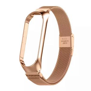 بند مدل  Stainless مناسب برای مچ بند هوشمند شیائومی Mi band 3 / Mi band 4