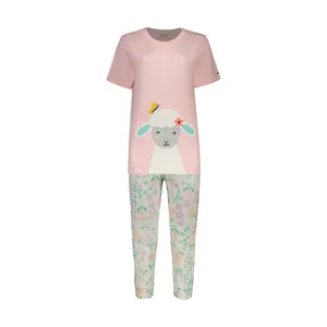 Madar Belle404-84 T-Shirt And Pants Set For Women