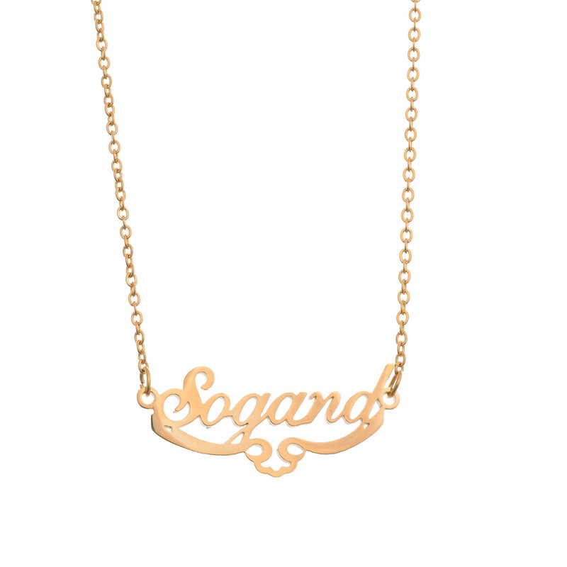 گردنبند زنانه طرح سوگند کد GA1142 گردنبند زنانه طرح سوگند کد GA1142