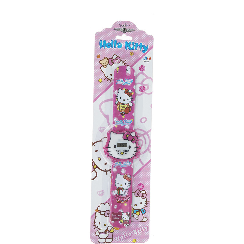ساعت مچی دیجیتالی بچگانه گودیر مدل Hello Kitty