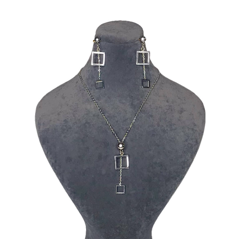 نیم ست زنانه مدل مربع