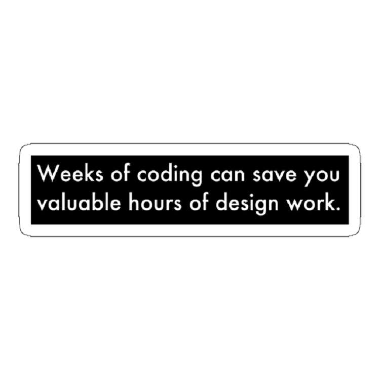 استیکر لپ تاپ مدل Weeks of Coding
