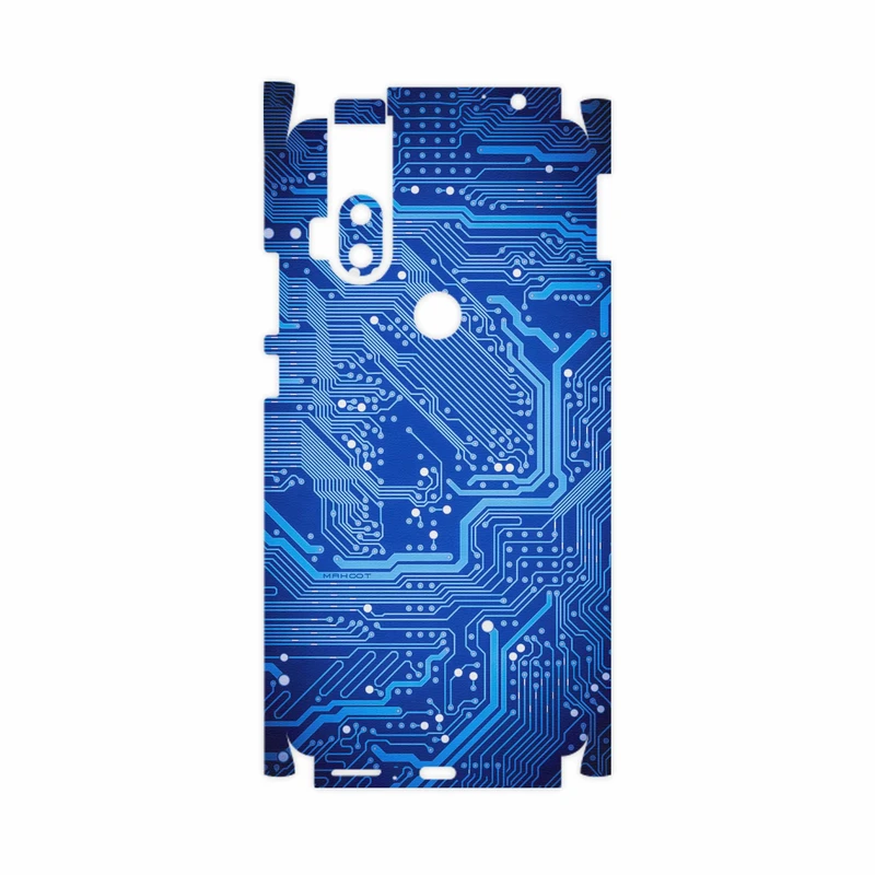برچسب پوششی ماهوت مدل Blue Printed Circuit Board-FullSkin مناسب برای گوشی موبایل موتورولا One Hyper
