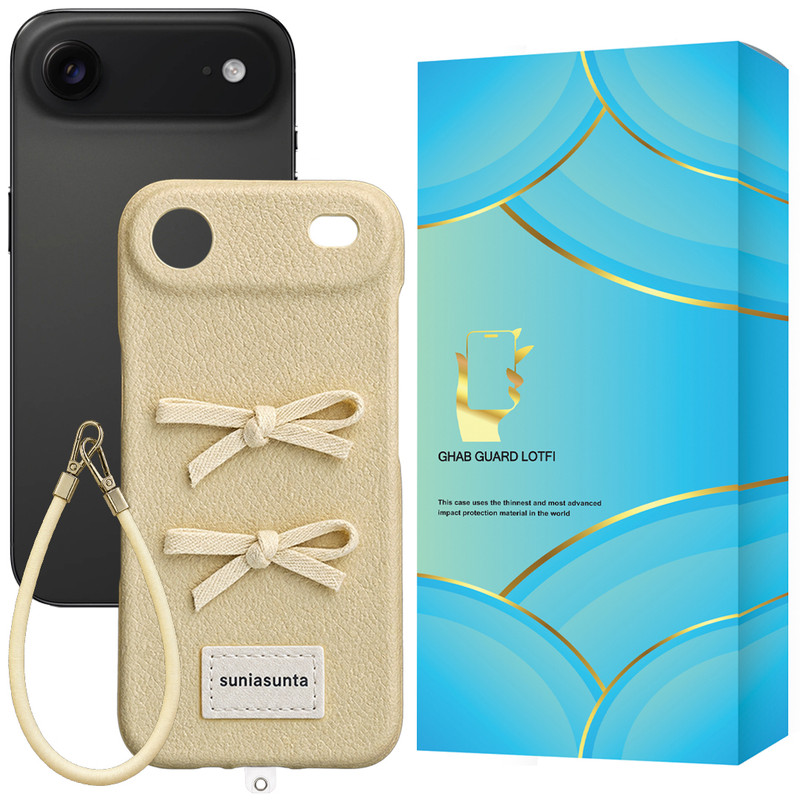 کاور قاب گارد لطفی مدل BOWZRD مناسب برای گوشی موبایل اپل iPhone 17 Air به همراه بندآویز