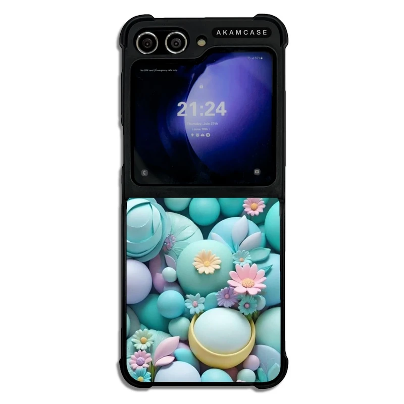کاور آکام مدل AMC-WSGZFLIP5-GIRLY7 مناسب برای گوشی موبایل سامسونگ Galaxy Z Flip 5