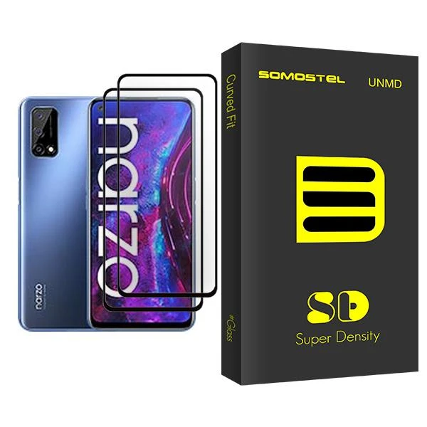محافظ صفحه نمایش سوماستل مدل SD Glass MIX002 مناسب برای گوشی موبایل ریلمی Narzo 30 Pro 5G بسته دو عددی