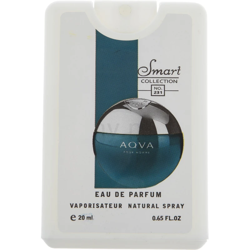 عطر جیبی مردانه اسمارت کالکشن مدل Aqua Pour Homme حجم 20 میلی لیتر