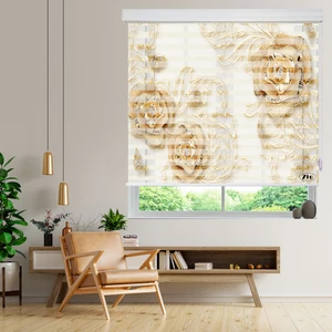 پرده زبرا زیو مدل 3D-1201 سایز 200x200 سانتی متر