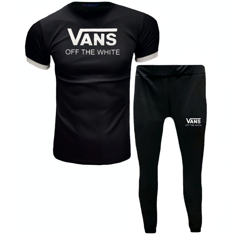 ست تی شرت آستین کوتاه و شلوار مردانه مدل VAN