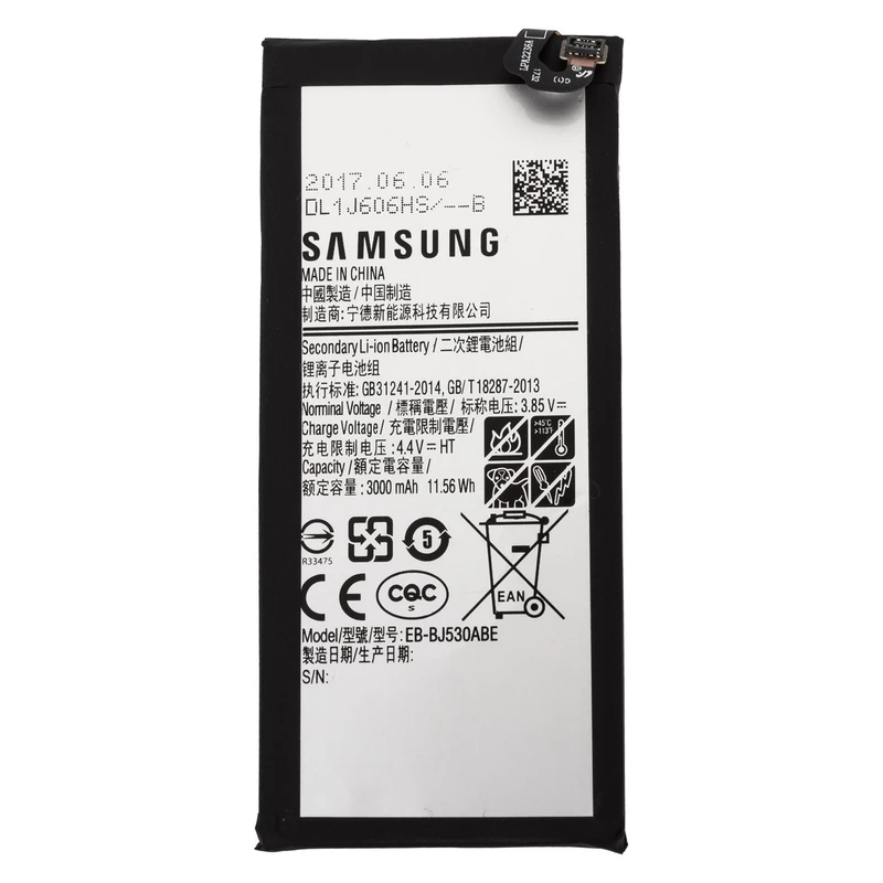 باتری موبایل مدل EB-BJ530ABE با ظرفیت 3000mAh مناسب برای گوشی موبایل سامسونگ Galaxy J5 Pro