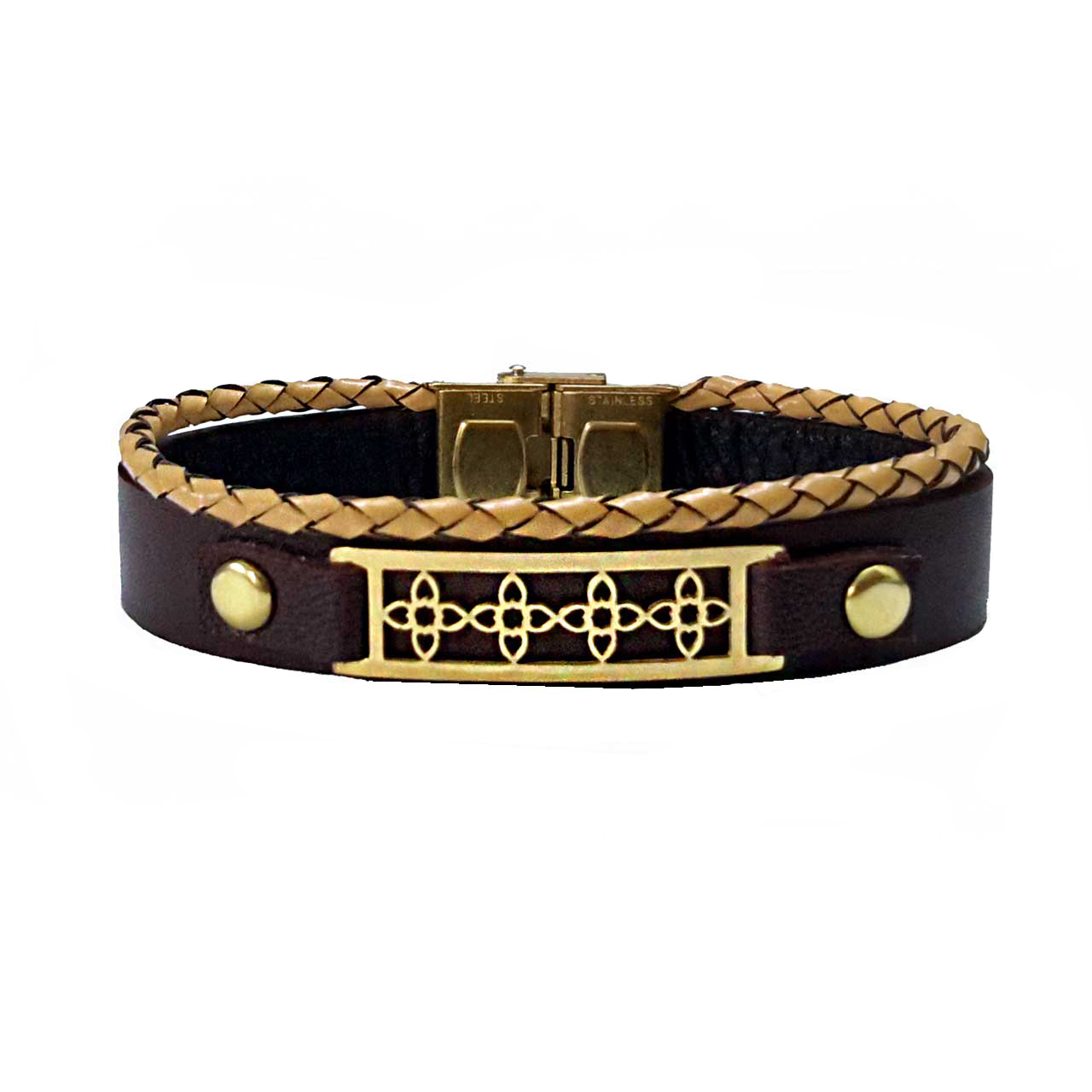 دستبند چرمی مانی چرم کد BL-193