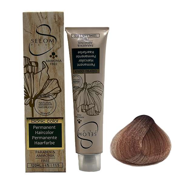 رنگ مو سلوم شماره 8.0 حجم 120 میلی لیتر رنگ بلوند روشن