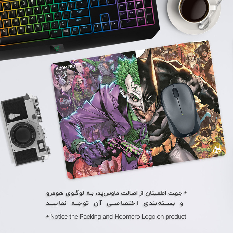 ماوس پد هومرو مدل A2732 طرح بتمن جوکر 1