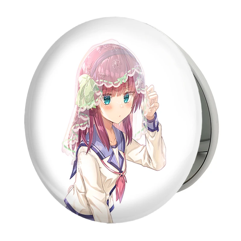 آینه جیبی خندالو طرح یوری انیمه آنجل بیتس مدل تاشو کد 31942