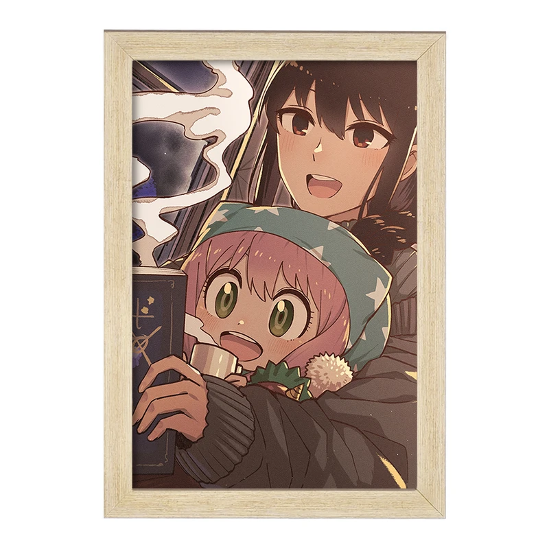 تابلو خندالو مدل یور و آنیا فورجر انیمه اسپای ایکس فمیلی Spy x Family کد 24207