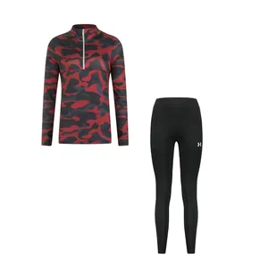 ست تی شرت و لگینگ ورزشی زنانه مدل 276-4104