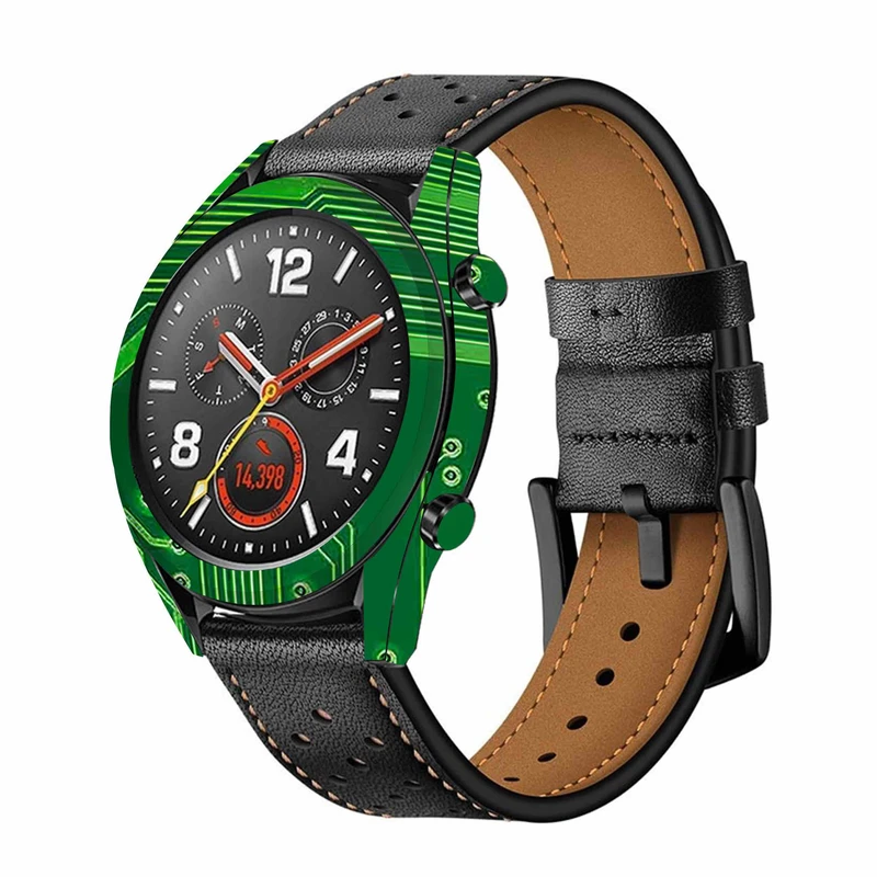 برچسب ماهوت طرح Green-Printed-Circuit-Board مناسب برای ساعت هوشمند هوآوی Watch GT