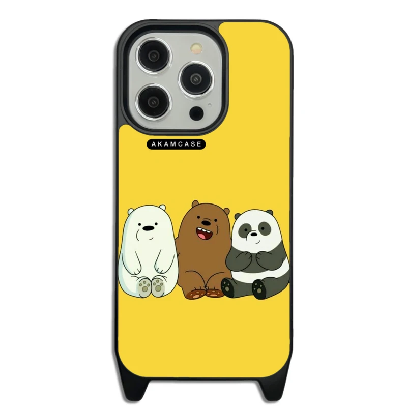 کاور آکام مدل AMCWLA15PRO-BARE BEAR2 مناسب برای گوشی موبایل اپل iPhone 15 Pro