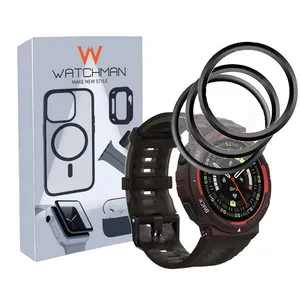 محافظ صفحه نمایش نانو واچ من مدل pmma-WM مناسب برای ساعت هوشمند امیزفیت Active Edge بسته سه عددی