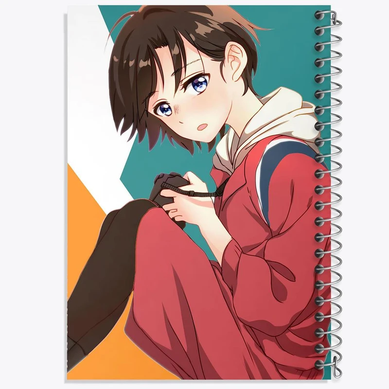 دفتر ژورنال نویسی 50 برگ خندالو مدل نقطه ای طرح یوزورو نیشیمیا انیمه سایلنت ویس A Silent Voice کد 15813