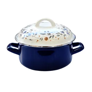قابلمه انگلیش هوم مدل Kobalt mavi سایز 16