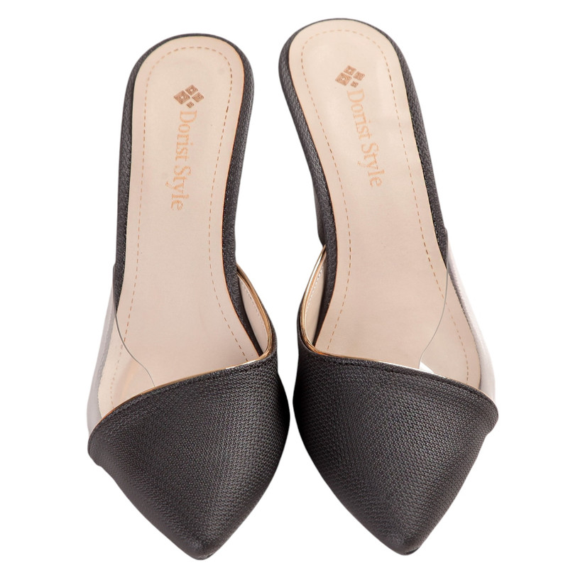 صندل زنانه مدل سوین رنگ مشکی